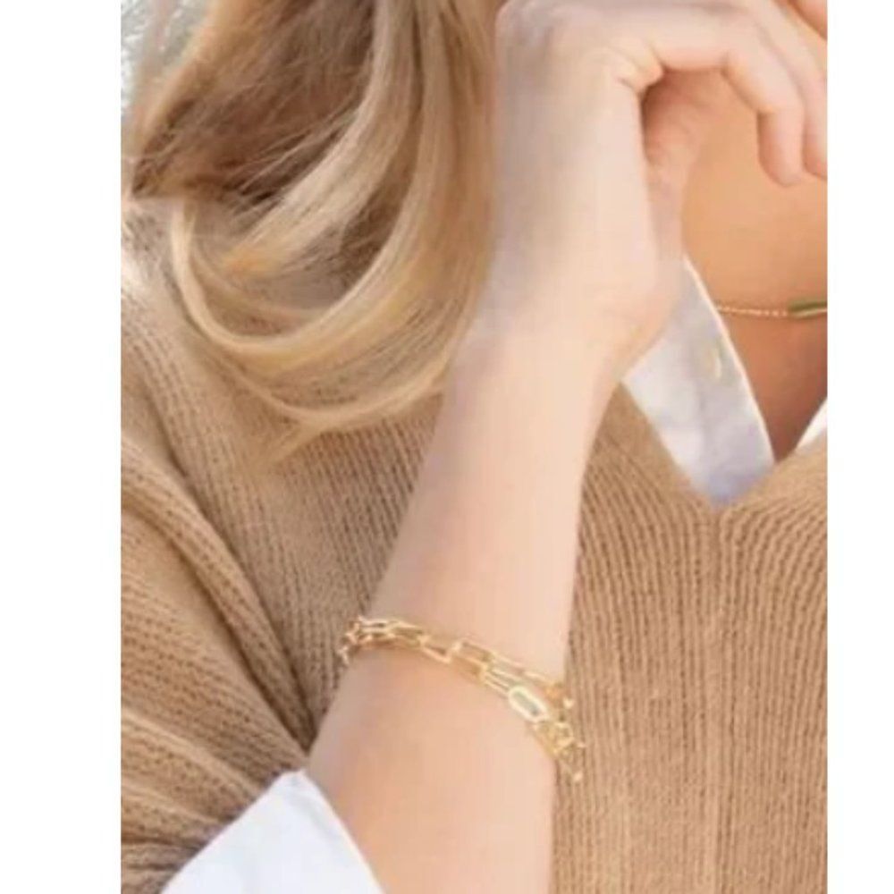 NWT Loren Stewert X Curateur Double Wrap Toggle Bracelet
